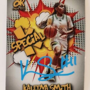 Kaleena Smith Autographed Rare "Rim Shaker" LE Card - Gray Variation