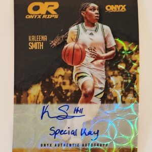 Kaleena Smith Autographed Rare Kaleidoscope 1 of 1 Card – Gold Variation