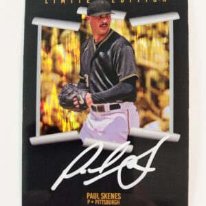 2025 Onyx Paul Skenes GOLD 1 of 1 Limited Edition Autographed Trading Card